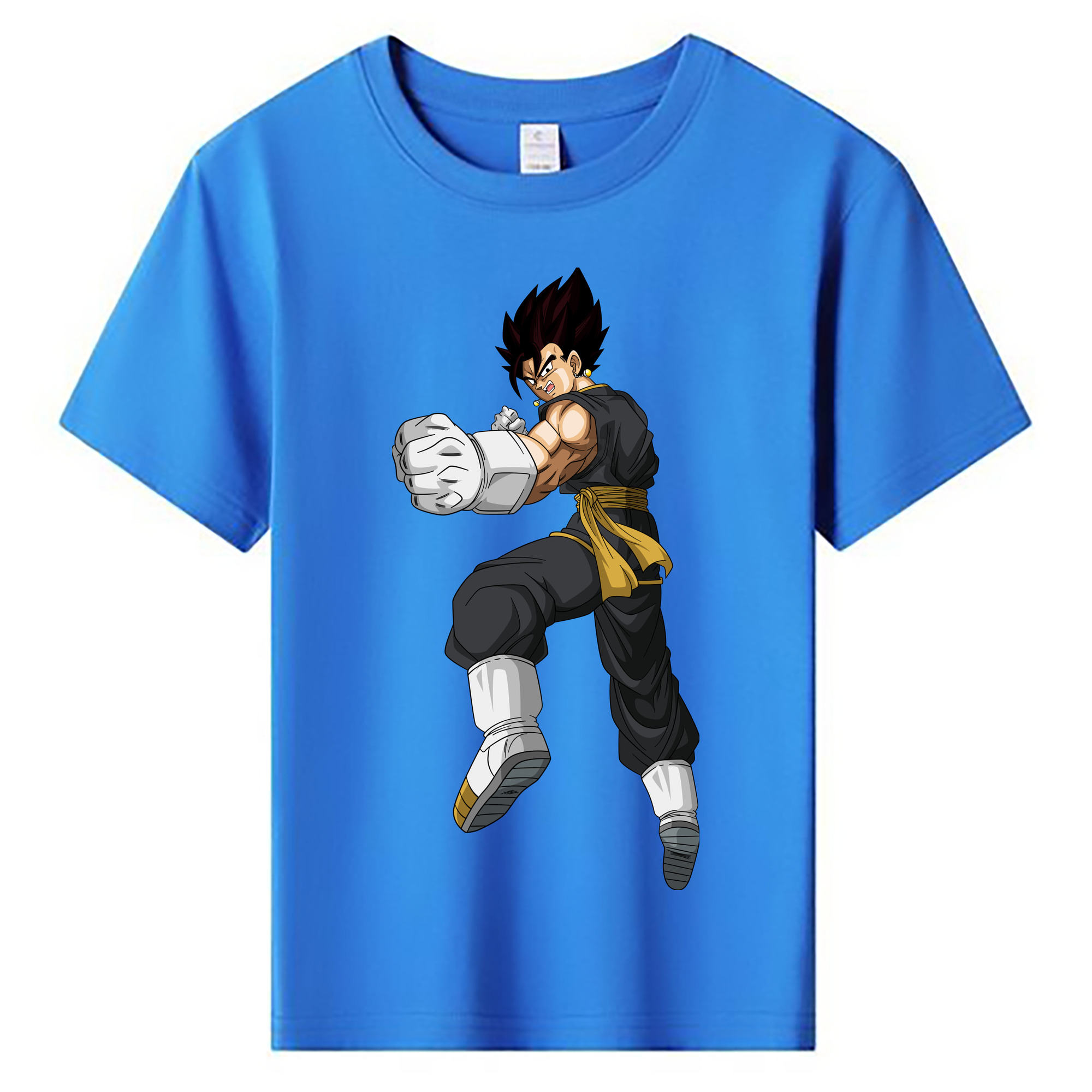 （画像用） ドラゴンボール ベジット DRAGON BALL Vegetto 綿100％キッズTシャツ（フロントプリント）